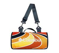 Columbia 72" x 72" Lightweight Packable Tote Blanket - Warm & Cozy Outdoor Essentials for Camping, Picnics, and Adventures, 100% Polyester Fill, Waterproof Printed Microfiber - Sun Trek
