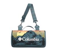 Columbia 72" x 72" Lightweight Packable Tote Blanket - Warm & Cozy Outdoor Essentials for Camping, Picnics, and Adventures, 100% Polyester Fill, Waterproof Printed Microfiber - Rodney Steel