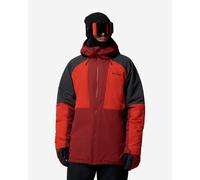 Columbia Alpine Echo Insulated hooded jacket dark red red orange dark grey - M