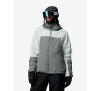Columbia Alpine Echo Insulated hooded jacket grey white women - M