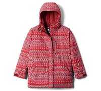 Columbia Alpine Free Fall Jackets - Marsala Red, Diamond Stripe Print, Large