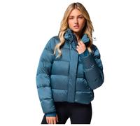 Columbia - Amaze Puff Hooded Jacket Everblue High Shine - M - Down jackets