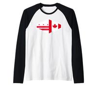 Columbia and Canada United in Roots Raglan Baseball Tee