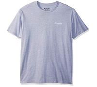 Columbia Apparel Men's PFG Graphic T-Shirt Shirt, Grey Heather/Nation, Large