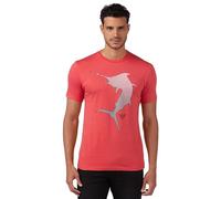 Columbia Apparel Men's PFG Graphic T-Shirt Shirt, Sunset red/Cuesta, X Large