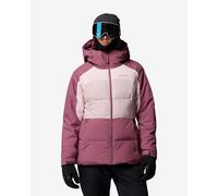 Columbia Ava Alpine Puffer hooded jacket dark pink light pink women - XL
