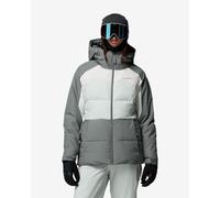Columbia Ava Alpine Puffer hooded jacket smoke grey white women - S