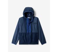 Columbia Back Bowl II Hooded Windbreaker Jacket Dark Blue Kids - XL
