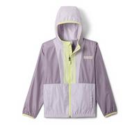 Columbia Back Bowl II Hooded Windbreaker Jacket Violet Yellow Kids - L