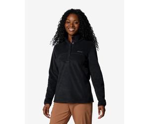 Columbia Benton Springs Half Zip Snap Pull Over II Fleece black Women - M