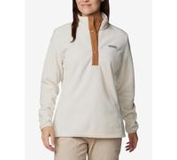 Columbia Benton Springs Half Zip Snap Pull Over II Fleece white cream Women - XS