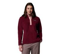 Columbia Fleece Half-Snap Pullover Benton Springs II Red XL Women