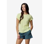 Columbia Bogata Bay Short Sleeve T-Shirt Yellow Women - M