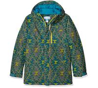 Columbia Boy's Alpine Free Fall Ski Jacket - Deep Marine Print, X-Large