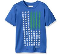Columbia Boy's Camp Americana GRAPHIC TEE - Super Blue, Small
