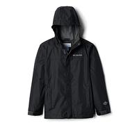 Columbia Boy's Watertight Jacket, Waterproof Rain Jacket, Black, Size M