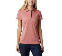 Columbia Bryce Polo Women's Polo - Dark Coral Heather, X-Small