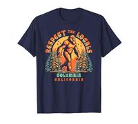Columbia California Respect the Locals Bigfoot Sasquatch T-Shirt