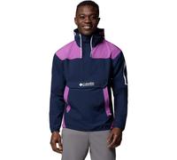 Columbia Challenger Men's Windbreaker Anorak (Navy & Purple, S)