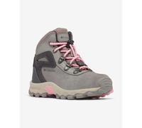 Columbia Childrens Newton Ridge Amped Boots Light Grey Pink Baby - 25