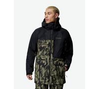 Columbia Coreshot Printed Jacket with Hood Military Green Black - L