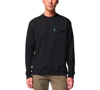 Columbia - Cotton Sweatshirt - High Cascades French Terry LS Black for Men - Size M Black M