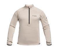 Columbia Crystal Leaf Omni-Heat Helix Technical Half Zip Fleece - Dark Stone/Black