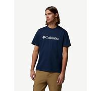 Columbia Men's Basic Logo Tee, Short Sleeve T-Shirt, Collegiate Navy/Gem Columbia, Medium