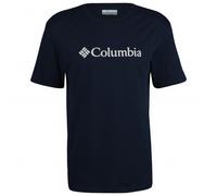 Columbia Men's CSC Basic Logo Short Sleeve Short Sleeve Shirt, Collegiate Navy x White, Size M