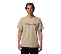 Columbia CSC Basic Logo Short Sleeve T-Shirt Beige Brown - M