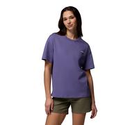 Columbia Csc Heavyweight Graphic Tee Cotton Women's Purple t-Shirt S