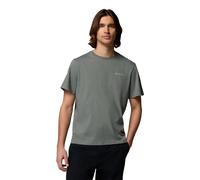 Columbia Mens Regular Fit CSC Outdoor Back Graphic T-Shirt - Colour: 342 Sedona Sage/Wavy Branded Peaks - Size: Medium