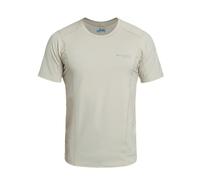 Columbia - Lightweight Stretch Hiking T-shirt - Diamond Peak Pro Short Sleeve Dark Stone for Men in Nylon - Size XL - Beige Beige XL