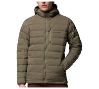 Columbia Drift Peak Stretch Down Hooded Jacket - Stone Green