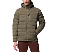 Columbia Drift Peak Stretch Down Hooded Jacket - Stone Green