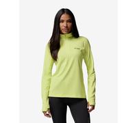 Columbia DriVenture Long Sleeve Half Zip T-Shirt Neon Yellow Women - L