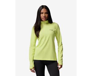 Columbia DriVenture Long Sleeve Half Zip T-Shirt Neon Yellow Women - XL