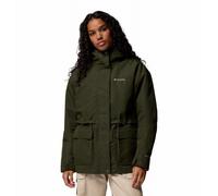 Columbia Women's Drop Ridge 2 Interchange Jacket, 3 In 1 Interchange Winter Coat, Greenscape, Large