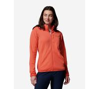 Columbia Essential Hike Grid Fleece Full Zip Intense Orange Women - L