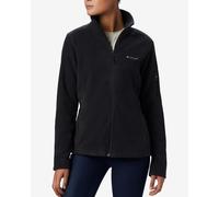 Columbia Women's Fast Trek Jacket, Full Zip Fleece Jacket, Black, Size M