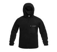 Columbia Fast Trek Hooded Fleece Mens Small Black