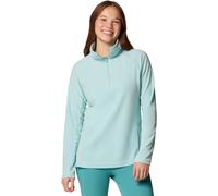 Columbia female Glacial IV Funnel Neck Half Zip Fleece - M - Light Blue, Pink,Light Blue,Green