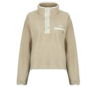 Columbia - Fleece with half-zip collar - Helvetia II Cropped Half Snap Fleece Ancient Fossil Dark Stone Chalk for Women - Size L - Beige Beige L