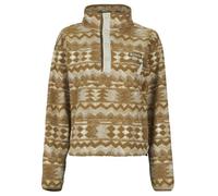 Columbia - Short fleece jacket with half-zip collar - Helvetia II Printed Cropped Half Snap Delta Retrotree for Women - Size XS - Beige Beige XS