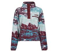 Columbia - Printed half-pressure fleece - Helvetia II Printed Cropped Half Snap Rich Wine Sisters Rich Wine for Women - Size L - Burgundy Burgundy L