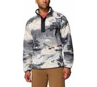 Columbia - Fleece jacket with half-zip collar - Helvetia II Printed Half Snap Fleece Shark Dreaming for Men - Size XS - Grey Grey XS