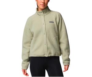 Columbia - Fleece - Jasper Ridge Pebbled Fleece Full Snap Safari for Women in Recycled Polyester - Size M - Khaki Khaki M
