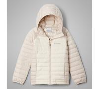 Columbia - Girl's Powder Lite™ II Hooded Insulated Jacket - Chalk, Dark Stone Size M (10-12 years) Girls