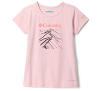 Columbia - Girl's Tech Trail S/S Graphic Shirt - Sport shirt size M, pink