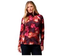 Columbia - Glacial IV Print 1/2 Zip Red Oxide Dyeflower - XS - Fleece